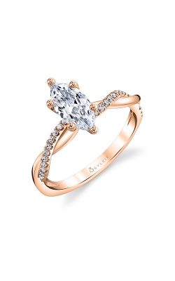 Sylvie Spiral Engagement Ring S1524-014A8R10M product image