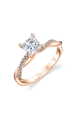 Sylvie Spiral Engagement Ring S1524-014A8R10P product image