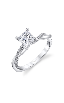 Sylvie Spiral Engagement Ring S1524-014A8W10P product image