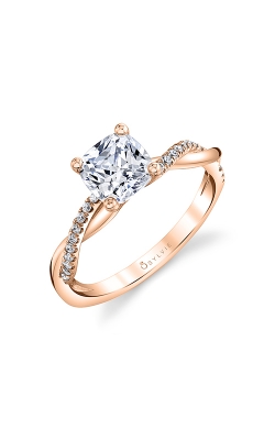 Sylvie Spiral Engagement Ring S1524-014A8R15C product image