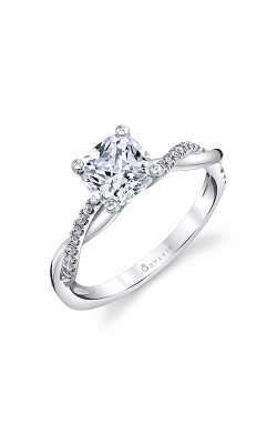Sylvie Spiral Engagement Ring S1524-014A4W15O product image