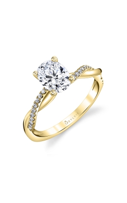 Sylvie Spiral Engagement Ring S1524-014A4Y15O product image