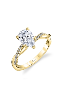 Sylvie Spiral Engagement Ring S1524-014A4Y15T product image