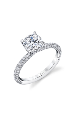Sylvie Classic Engagement Ring S1633-063A8W12R product image