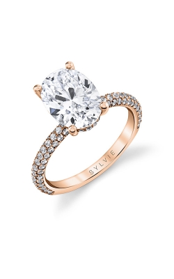 Sylvie Classic Engagement Ring S1633-069A8R30O product image