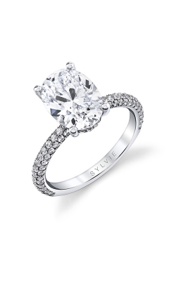 Sylvie Classic Engagement Ring S1633-069A8W30O product image