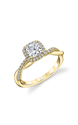 Sylvie Halo Engagement Ring S1724-023A4Y10CC product image