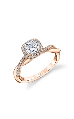 Sylvie Halo Engagement Ring S1724-023A8R10CC product image