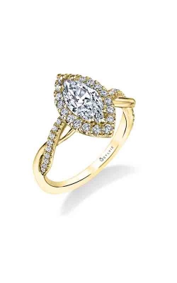 Sylvie Halo Engagement Ring S1724-023A8Y10M product image