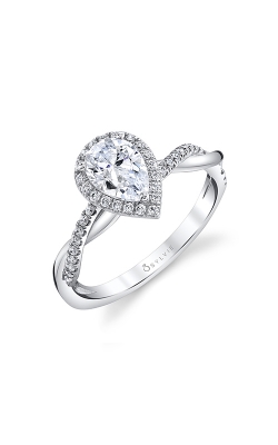 Sylvie Halo Engagement Ring S1724-023A4W10P product image