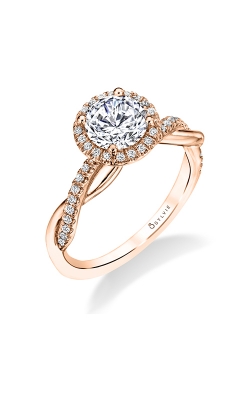 Sylvie Halo Engagement Ring S1724-023A8R10RR product image