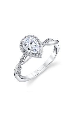 Sylvie Halo Engagement Ring S1724-023A4W10T product image