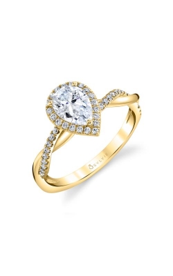 Sylvie Halo Engagement Ring S1724-023A4Y10T product image