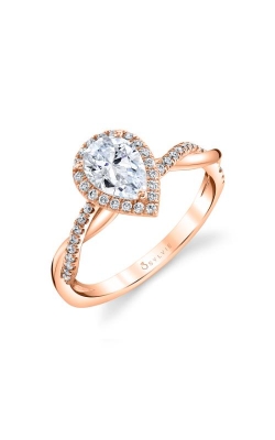 Sylvie Halo Engagement Ring S1724-023A8R10T product image