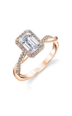 Sylvie Halo Engagement Ring S1724-023A8R12E product image