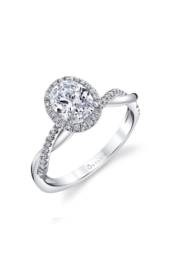 Sylvie Halo Engagement Ring S1724-023A4W12O product image