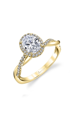 Sylvie Halo Engagement Ring S1724-023A4Y12O product image
