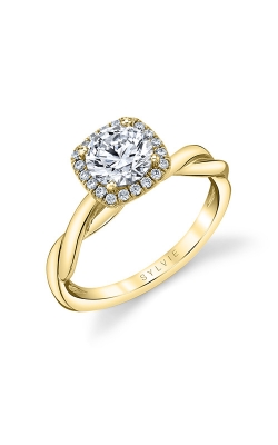 Sylvie Halo Engagement Ring S1724-10A8Y10RC-SHSH product image
