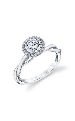 Sylvie Halo Engagement Ring S1724-10APL10RR-SHSH product image