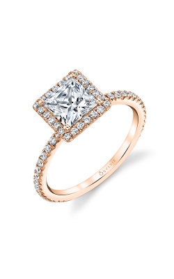 Sylvie Halo Engagement Ring S1793-032A8R10PP product image