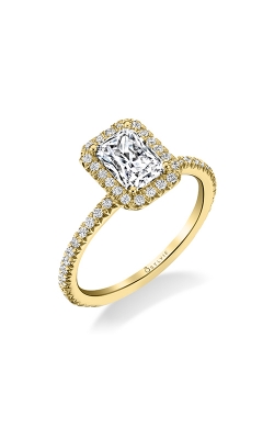 Sylvie Classic Halo Engagement Ring - Vivian S1793-033A4Y10E product image