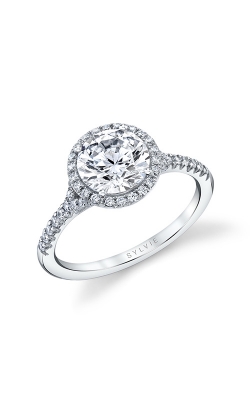 Sylvie Halo Engagement Ring S1814-028A4W15R product image