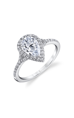 Sylvie Halo Engagement Ring S1814-028A4W15T product image