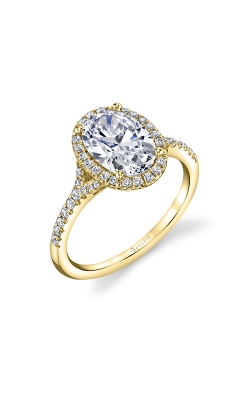 Sylvie Halo Engagement Ring S1814-028A8Y20O product image
