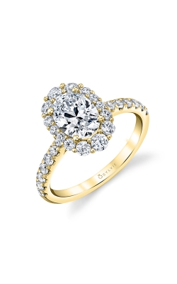 Sylvie Halo Engagement Ring S1848-070A4Y10OH product image