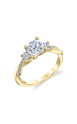 Sylvie Three Stone Engagement Ring S1939S-048A8Y10C product image