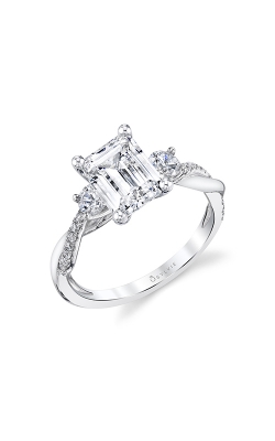 Sylvie Three Stone Engagement Ring S1939S-048A8W10E product image