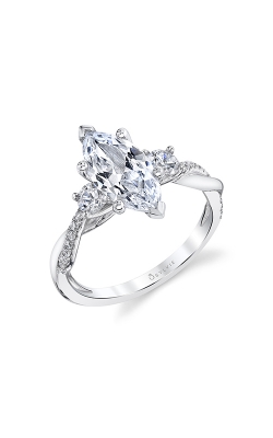 Sylvie Three Stone Engagement Ring S1939S-048A8W10M product image