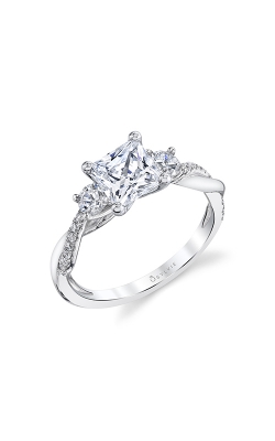 Sylvie Three Stone Engagement Ring S1939S-048A4W10P product image
