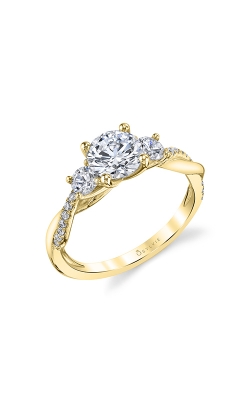 Sylvie Three Stone Engagement Ring S1939S-048A4Y10R product image