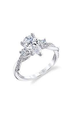 Sylvie Three Stone Engagement Ring S1939S-048A4W10T product image