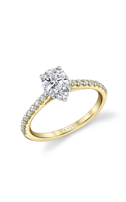 Sylvie Hidden Halo Engagement Ring S1944-031A8T12T product image