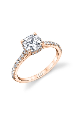 Sylvie Hidden Halo Engagement Ring S1944-031A8R15C product image