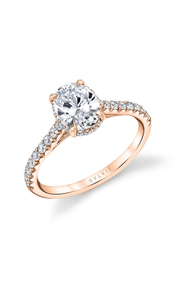 Sylvie Hidden Halo Engagement Ring S1944-033A8R15O product image