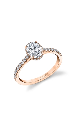 Sylvie Hidden Halo Engagement Ring S1953-029A8R12O product image