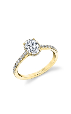 Sylvie Hidden Halo Engagement Ring S1953-029A8Y12O product image