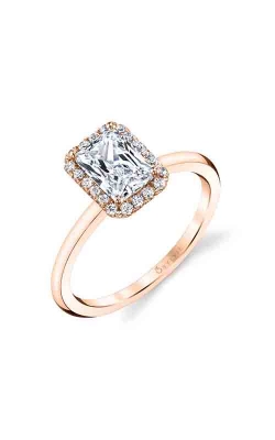Sylvie Halo Engagement Ring S1993-012A8R10E product image