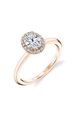 Sylvie Halo Engagement Ring S1993-012A8R10O product image
