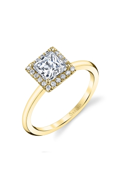 Sylvie Halo Engagement Ring S1993-013A4Y10P product image