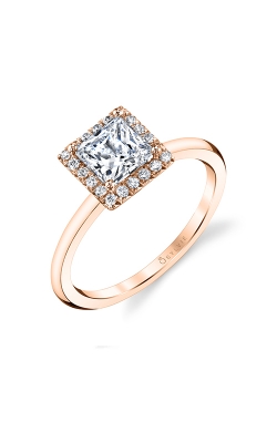 Sylvie Halo Engagement Ring S1993-013A8R10P product image