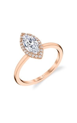 Sylvie Halo Engagement Ring S1993-014A8R10M product image