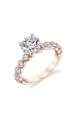 Sylvie Classic Engagement Ring S1P10-090A8R15R product image