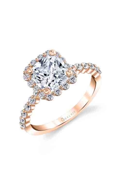 Sylvie Halo Engagement Ring S1P14-57A8R15C-HALO product image