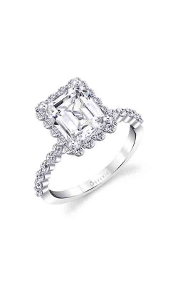 Sylvie Halo Engagement Ring S1P14-57A8W15E-HALO product image