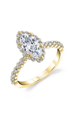 Sylvie Halo Engagement Ring S1P14-57A4Y15M-HALO product image