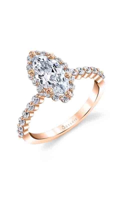 Sylvie Halo Engagement Ring S1P14-57A8R15M-HALO product image